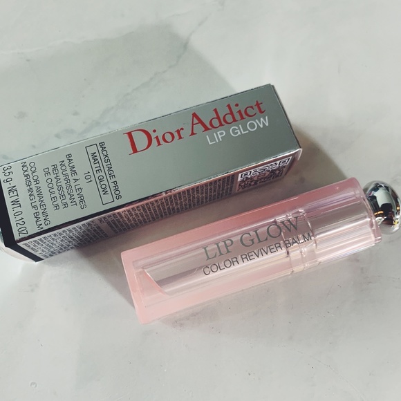 Dior Addict Lip Glow Color 101 Matte Pink Original Nwt